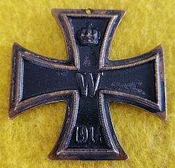 Original Imperial German WWI Iron Cross 2nd Class in BRASS