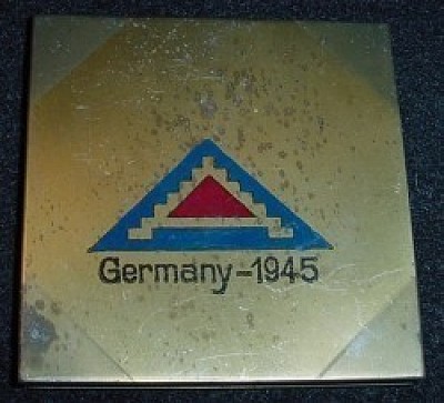U.S. 7th Army Germany 1945 Metal Case with Mirror