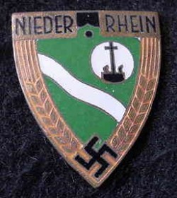 Nazi Niederrhein Badge...$45 SOLD