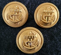 Original Nazi Kriegsmarine 1940-Dated Uniform Button Set