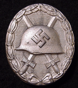 Nazi Silver Wound Badge Marked 