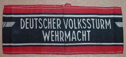 Nazi Volkssturm Armband...$60 SOLD