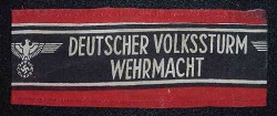 Nazi Volkssturm Armband...$65 SOLD