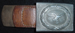 Nazi Luftwaffe EM Belt Buckle by Lind & Meyrer...$110 SOLD