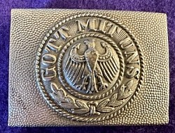 Nazi-Era Weimer Republic Army EM Belt Buckle with RZM 