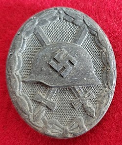 Nazi Silver Wound Badge Marked 