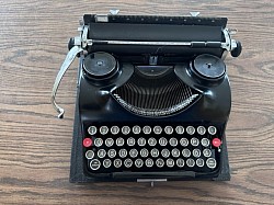 Original Nazi Portable Typewriter with the 