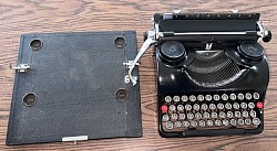 Original Nazi Portable Typewriter with the 