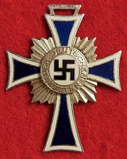 Nazi Mother's Cross in Silver (without Ribbon)...$50 SOLD