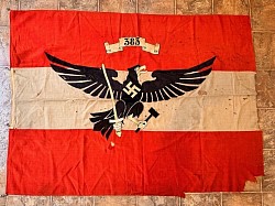 Rare Hitler Youth Bannfahne “383” Flag...$2,750 SOLD