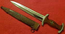 Nazi SA Dagger with RZM Maker's Code 