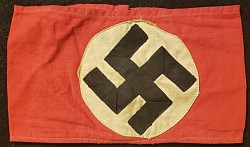 Nazi Multi-Piece Svastika Armband with Sewn Ends...$125 SOLD