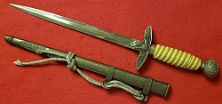 Nazi Luftwaffe Officer’s 2nd Model Dagger by F.W. Höller, Solingen...$625 SOLD