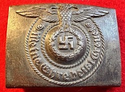 Nazi SS EM Steel Belt Buckle by RODO...$575 SOLD
