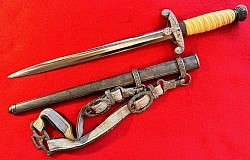 Nazi Army Officer's Dress Dagger by Alcoso with Hangers...$325 SOLD