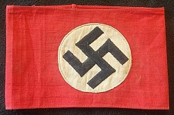 Nazi Swastika Armband with Sewn Ends...$120 SOLD