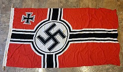 Excellent Nazi Battle Flag with Halyard Rope...$595 SOLD