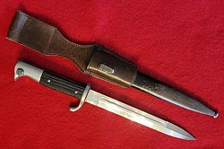 Nazi NCO Dress Bayonet by E.u.F. Horster with Luftwaffe Brown Leather Frog (WWII Vet Bring-Back)...$195 SOLD