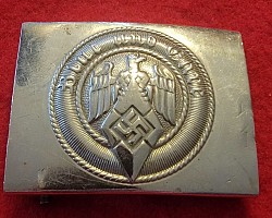 Nazi Hitler Youth Belt Buckle with Chromed Finish...$95 SOLD