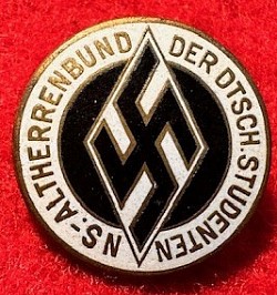 National Socialist Association Of German Students Alumni Association Membership Badge...$150 SOLD