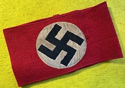 Nazi NSDAP Wool Armband with RZM Tag...$175 SOLD