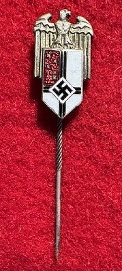 Nazi Reichskolonialbund Officer's Stickpin Badge...$140 SOLD