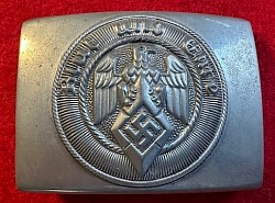 Nazi Hitler Youth Belt Buckle Maker-Coded 