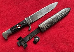 Nazi Hitler Youth Knife Maker-Coded 