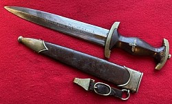 Nazi Early SA Dagger by J.A. Henckels with Hanger...$675 SOLD