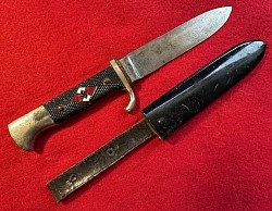 Nazi Hitler Youth Transitional Knife Maker-Coded 