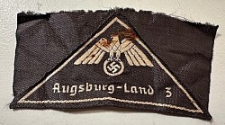 Nazi Deutsches Rotes Kreuz District Sleeve Patch...$55 SOLD