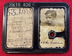 Nazi-Era 1933 Reichsbahn Monthly Rail Pass...$115 SOLD