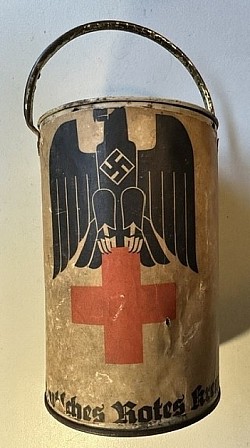 Nazi Red Cross (Deutsches Rotes Kreuz) Donation Can...$195 SOLD