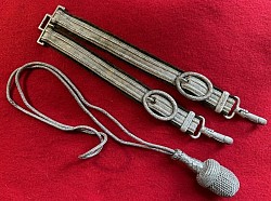 Nazi Army Officer's Dress Dagger Hangers and Portapee Set...$345 SOLD