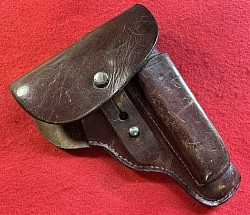 Nazi CZ-27 Brown Leather Pistol Holster...$295 SOLD