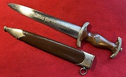 Nazi SA Dagger by the Very Rare Maker Herder & Engels of Solingen-Ohligs...$375 SOLD