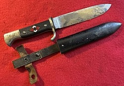 Nazi Hitler Youth Knife with Maker Code 
