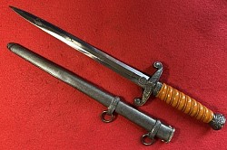 Nazi Army Officer's Dress Dagger by ALCOSO with Nickeled Fittings...$385 SOLD
